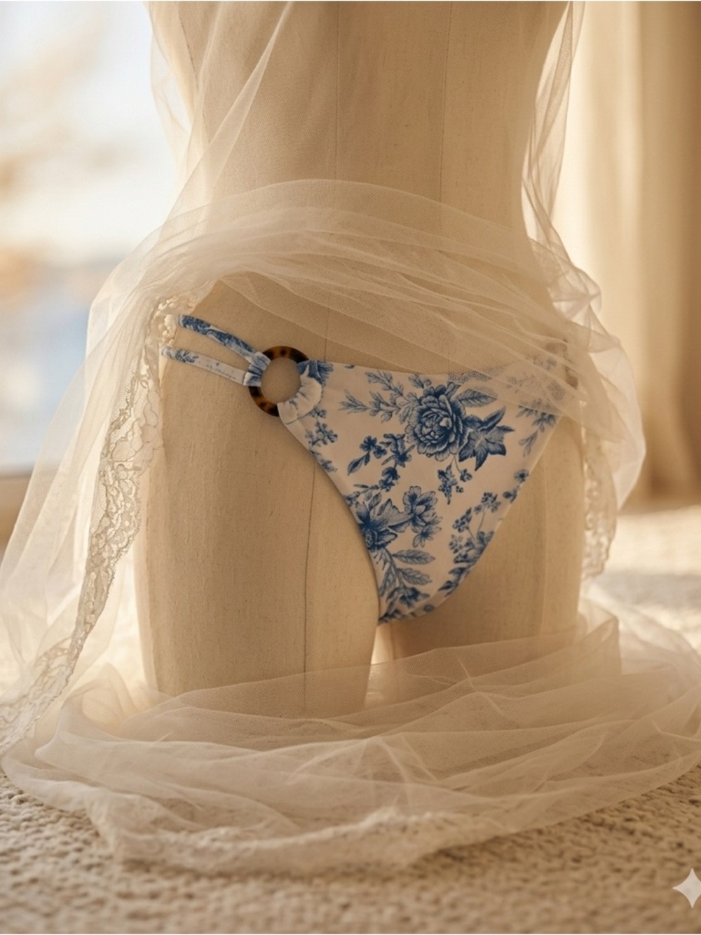 Juillet Emma Wilder Floral Bikini Bottom Medium New